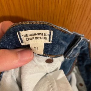 Madewell High-Rise Slim Crop Boyjeans